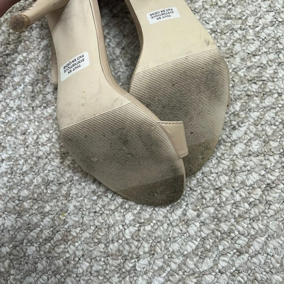 Madden Girl  Darrlin Nude strappy heels size 8.5 - Picture 9 of 10